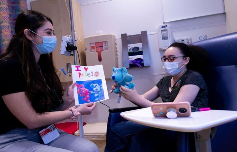 intern sarah fine with patient